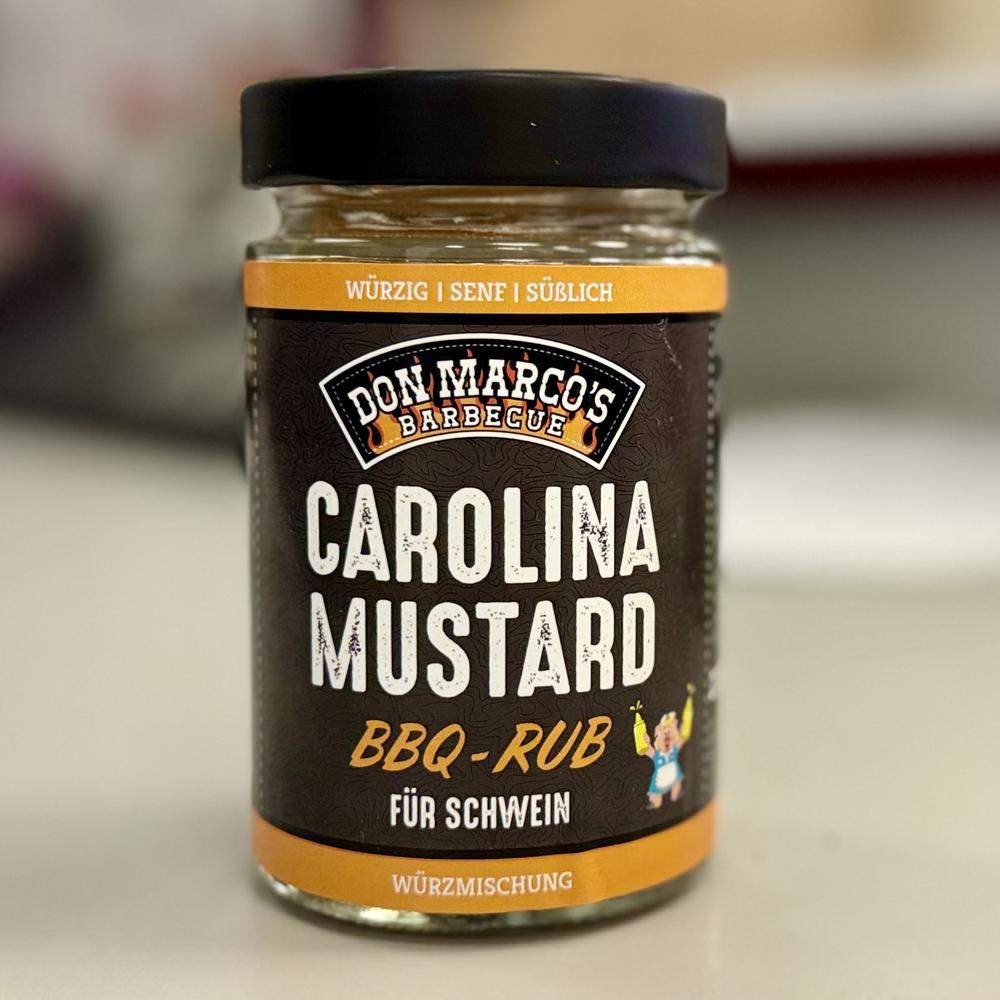Don Marco’s Rub – Carolina Mustard, 220g Glas