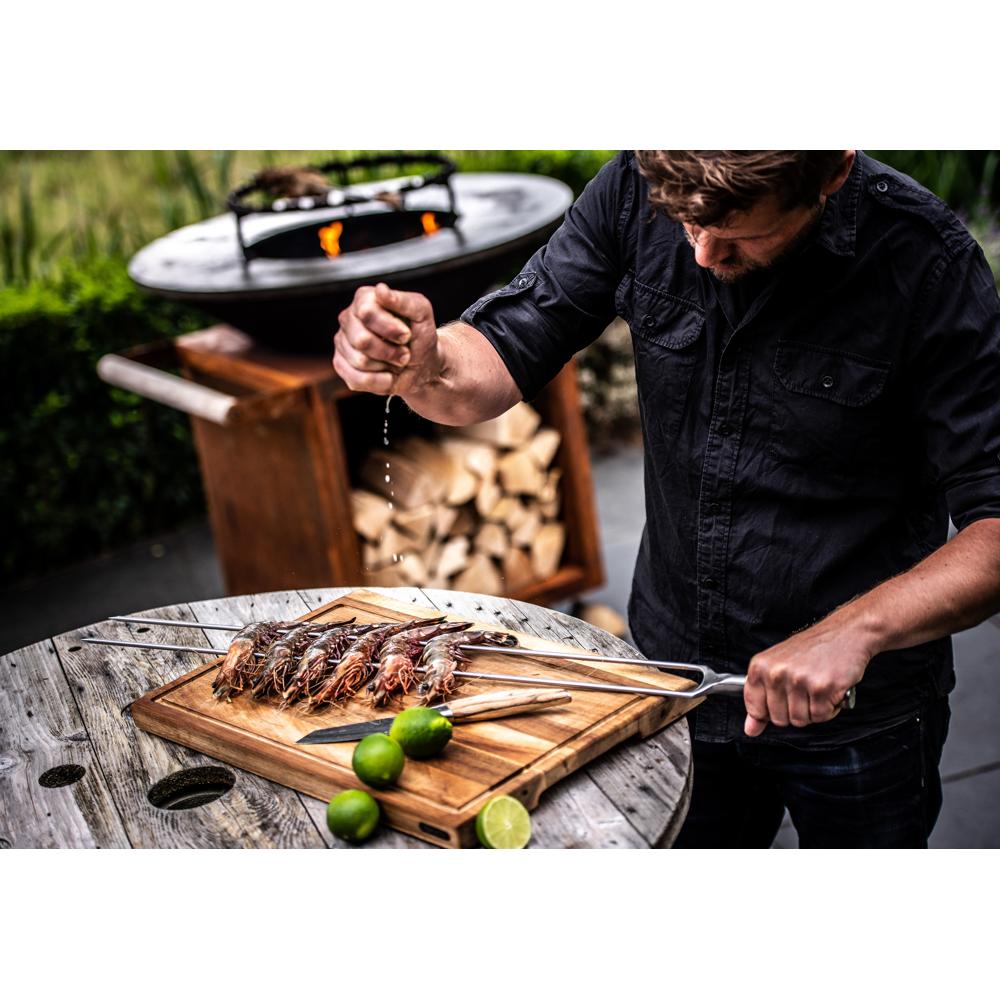 Forged Churrasco Gabelspieß 60cm