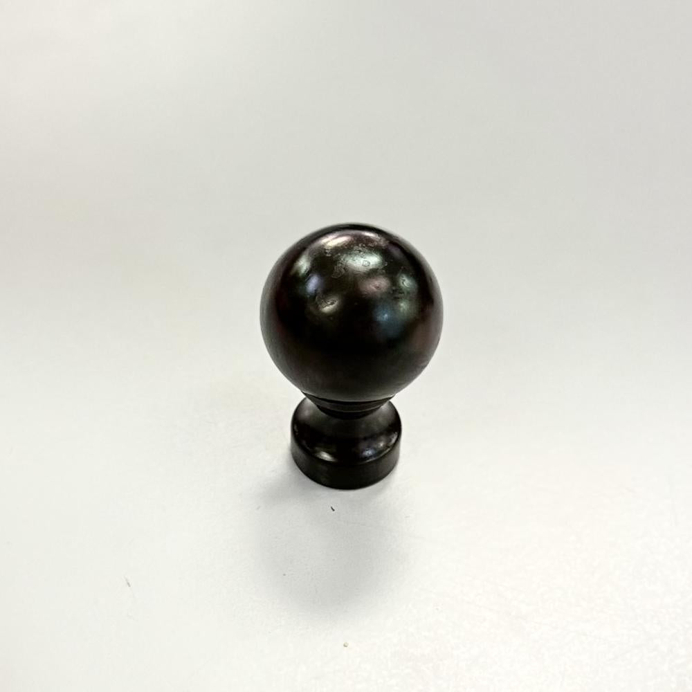 Gast Kugelknopf DM 30mm, M6 - schwarz verzinkt