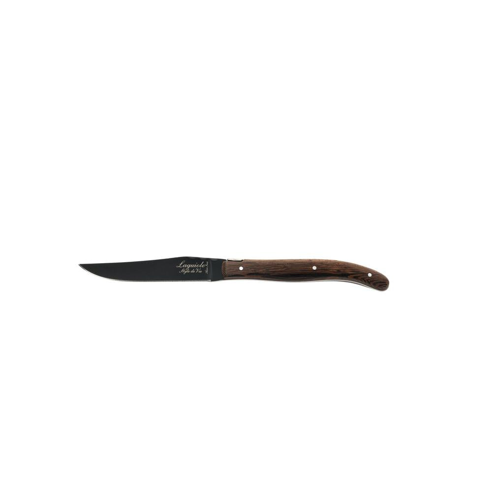 Laguiole Luxury, Steakmesser Set 6-teilig, wenge black