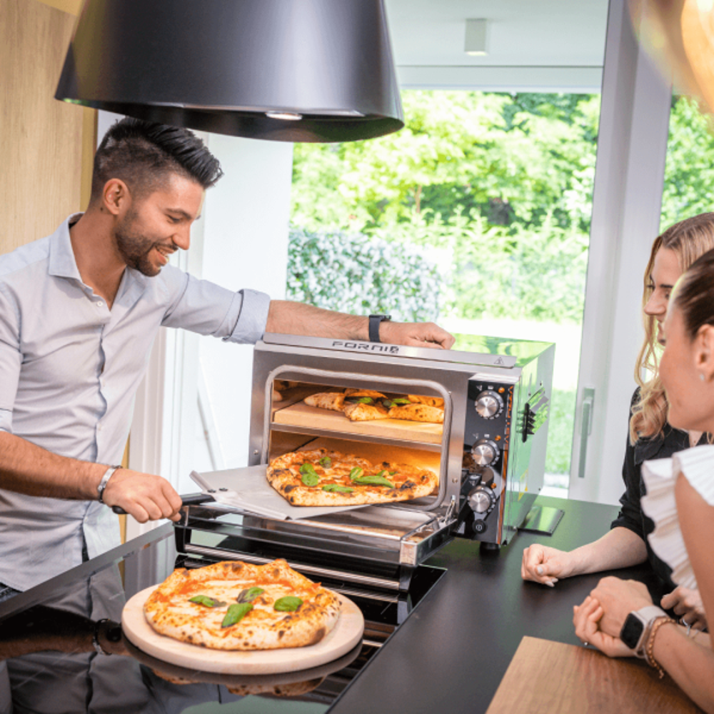 EffeUno Pizzaofen, Easy Pizza P234H 509°C Extra Power inkl. 2 x Biscotto