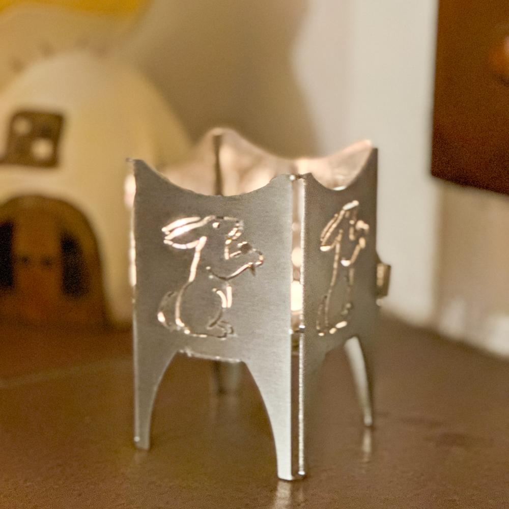 Gast Origami Teelicht- und Kerzenhalter 65mm mit Ostermotiven